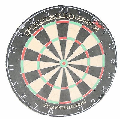 Firehouse Dartteam.com Regulation Bristle Triangle Wires Pro Bar Dartboard GUC