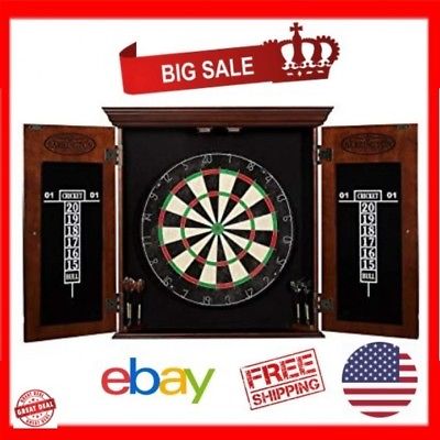 Dartboard Light Backboard Scoreboard Professional Kit Cabinet Set Premium All-In