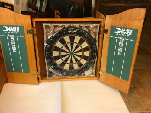 New DMI Pine Cabinet And dart board In box 301/501/Cricket Fast Shipping