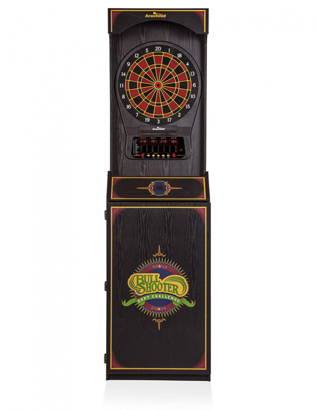 Arachnid Cricket Pro 650 Standing Electronic Dartboard with 24 Games, 132 and 6