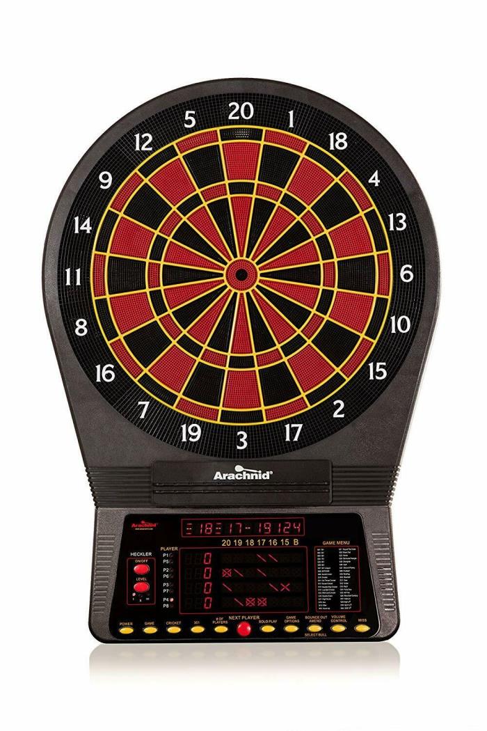 Arachnid Cricket Pro 800 Electronic Dartboard,  LED Score,  8 player Dart Game