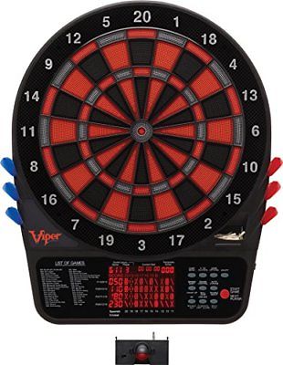 Viper 800 Electronic Soft Tip Dartboard Bundle with LaserLite Laser Throw/Toe Li