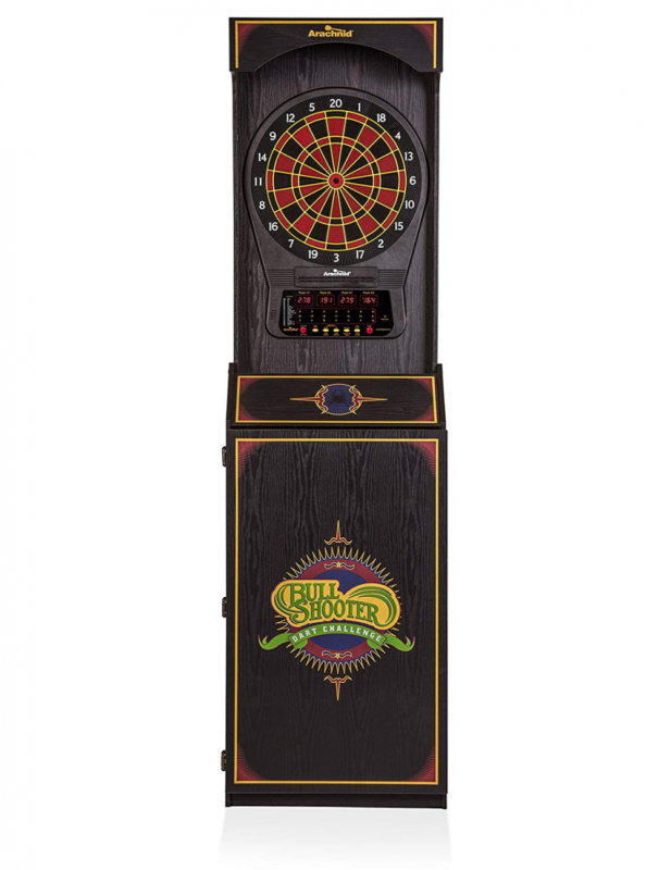 Arachnid Cricket Pro 650 Standing Electronic Dartboard with 24 Games, 132 Variat