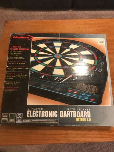 Halex 8 Player Electronic Impact Series iS2.0 Dart Board with cricket in box