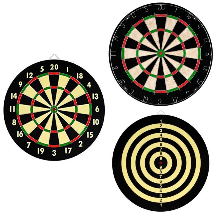 Dartboard Standard Bristle Classic Bar Game Hobby Self Healing Sisal Fibers