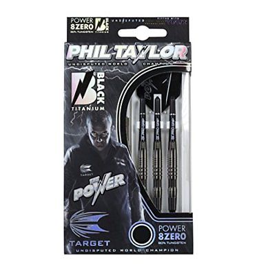 Target Darts - Phil Taylor Power 8Zero Black Titanium 20G Soft Tip