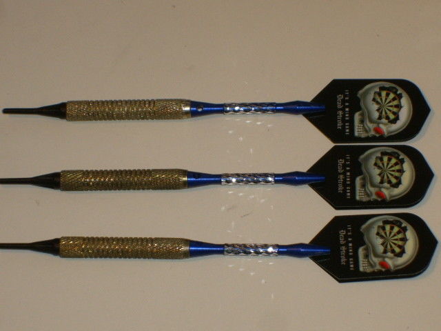 Soft Tip Darts 12 Gram Brass Used with New Aluminum Shafts and Flights #1318