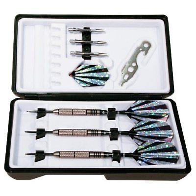 DMI Sports 80% Tungsten Steel Tip Dart Set Designed for Use with Bristle Dartboa