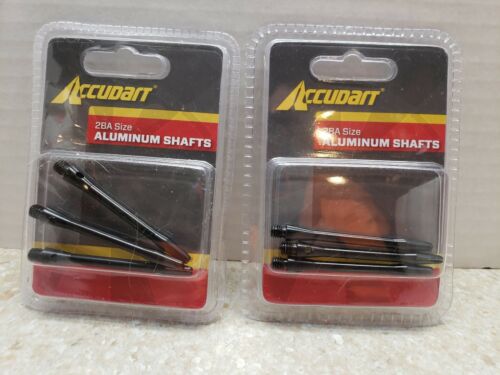 ACCUDART Standard Metalic Dart Flights (3) And 2BA Size Aluminum Shafts (3). NEW