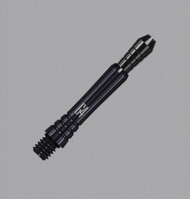 PHIL TAYLOR TARGET GEN 4 SHORT POWER SHAFT BLACK TITANIUM COATED  BLACK TOPS
