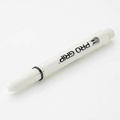 9 X TARGET PRO GRIP WHITE MEDIUM DARTS STEMS SHAFTS (3 Sets) Sports 