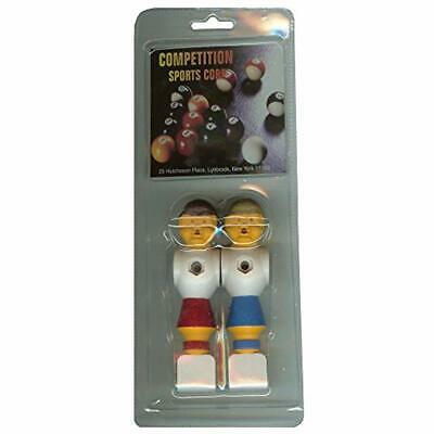 Clam Pack 1 Red And Blue Old Style Foosball Man Player Fits 5/8 Inch Rods Sports