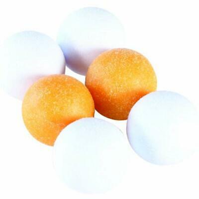 Tournament-Size Accessory Foosballs For Any Table (6-Pack 4 White And 2 Orange)