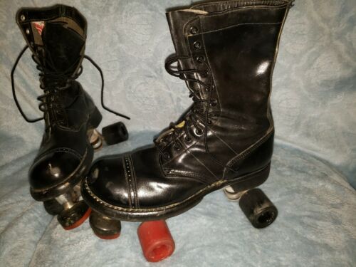 Roller skates corcoran handmade Combat /Jump Boot 8 1/2 vietnam era military