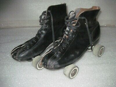 Vintage Mens Leather Mens Size 10 Roller Derby Skates Sears