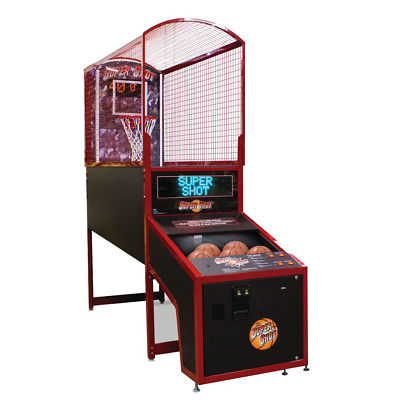 Super Shot Deluxe Arcade Basketball Game with Moving Backboard