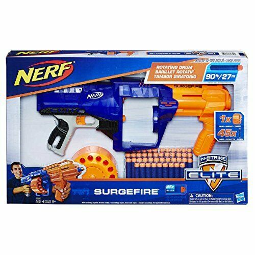 **BRAND NEW** NERF N-Strike SurgeFire Elite w/ 45 Elite darts **FREE SHIPPING**