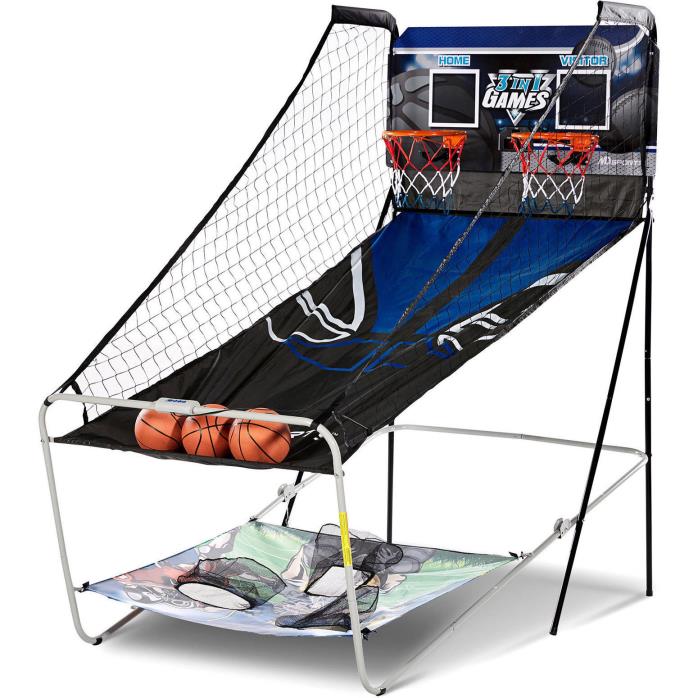 Basketball Arcade Game 2 Player Shot Maker Indoor Electronic Sports Double Hoop