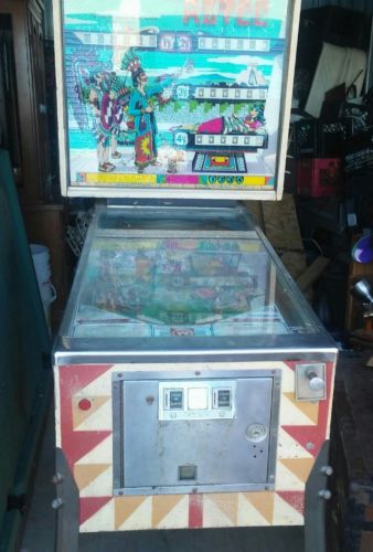 Used Williams Aztec Pinball Machine In Stock vintage coin op gaming mancave