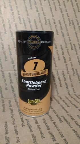 Sun-Glo Tournament Champion Shuffleboard Alley Shuffle Board Powder Speed 7