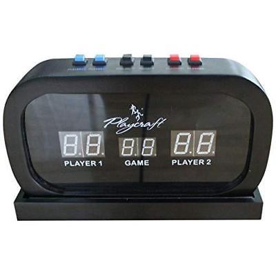 Playcraft Home Recreation Shuffleboard Table Electronic Scorer-Black