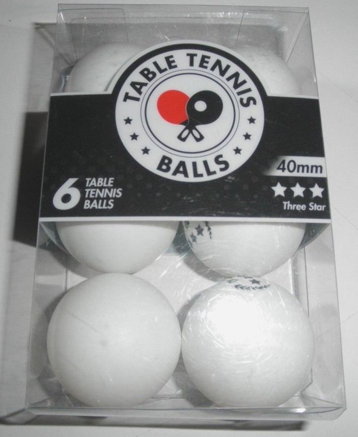 2 pkgs -12 balls 3-Star 40mm Ping Pong Balls Table Tennis Official Size & Weight