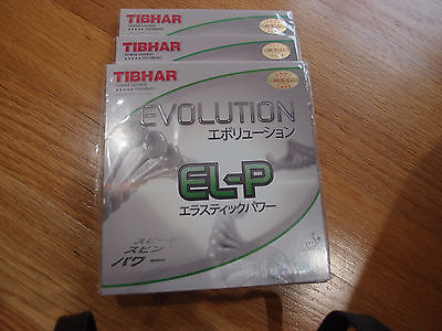 Tibhar Evolution EL-P & FX-P Table Tennis Rubber