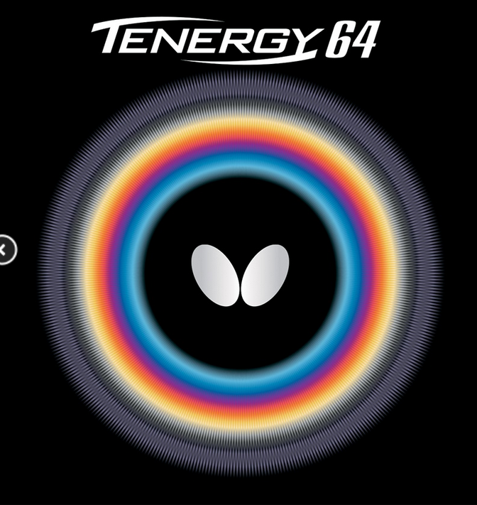 Butterfly Tenergy 64 2.1mm Red Table Tennis Ping Pong Rubber