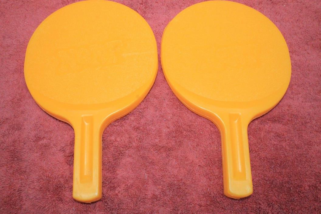 2 Replacement Part Plastic PADDLES Vintage Official Nerf Ping Pong Game