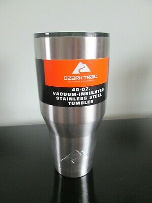 Ozark Trail 40 oz Vacuum Insulated Stainless Steel Tumbler with Lid