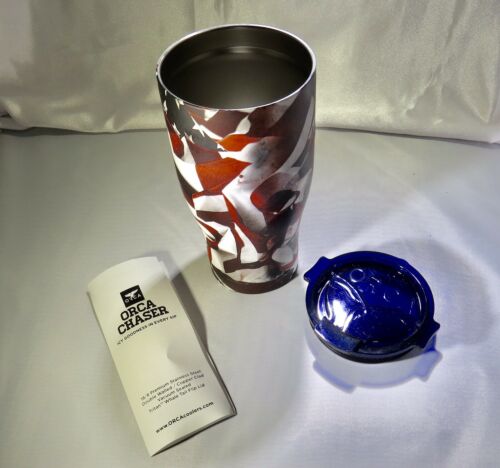 ORCA COOLERS 27 oz. CHASER TUMBLER ONE NATION TRADITIONAL / BLUE NEW