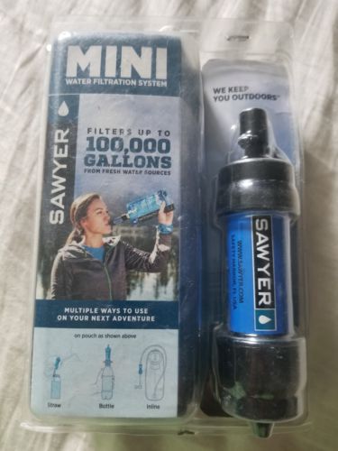 NEW Sawyer Products SP128 Mini Water Filtration System Single Blue