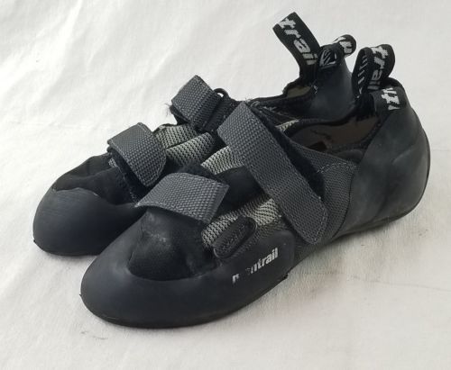 Montrail gryptonite Rock Climbing Shoes Used Size 38.5 black  well used
