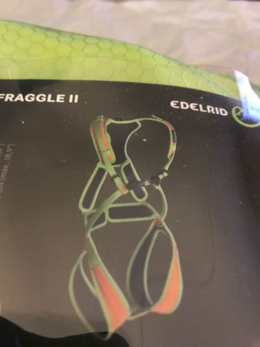 Edelrid Fraggle II Full Body Rock Climbing Harness Sahara/Oasis XS