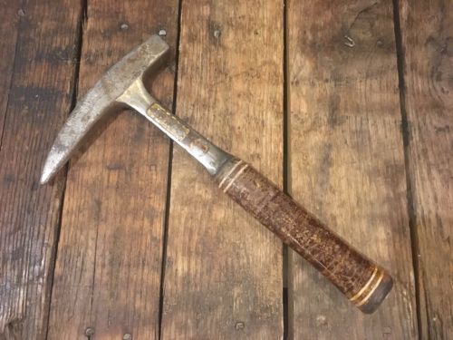 Estwing leather handle rock pick Hammer - made in Rockford, IL