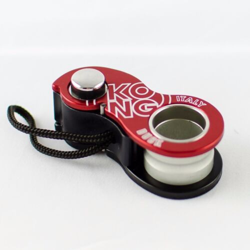Kong Duck Tree Climbers Ascender, Red, Emergency Ascender, Ribbed Cam