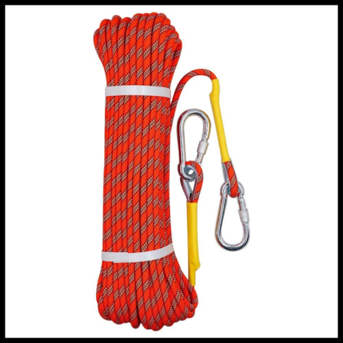 Outdoor Rock Climbing Rope Stacic Fire Escape Safety Survival 10M 32Ft 20M 64Ft