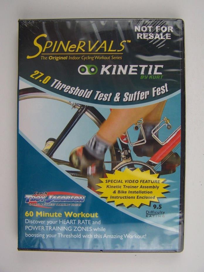 SPINeRAVLS Competition 27.0 - Threshold Test & Suffer Fest DVD New Sealed