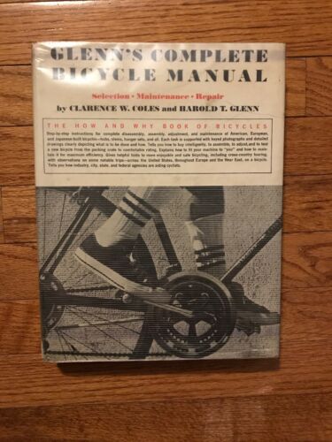 Glenn’s Complete Bicycle Manual Hardcover Book Vintage