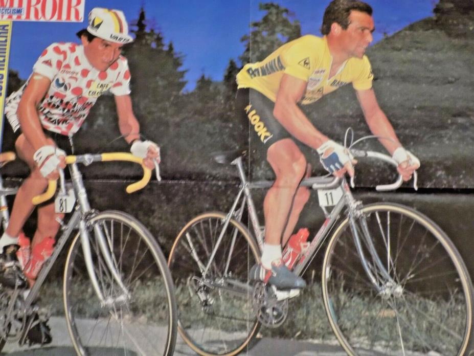 8 KOM Tour de France Posters Hinault Lemond Indurain Merckx Pantani l'eroica