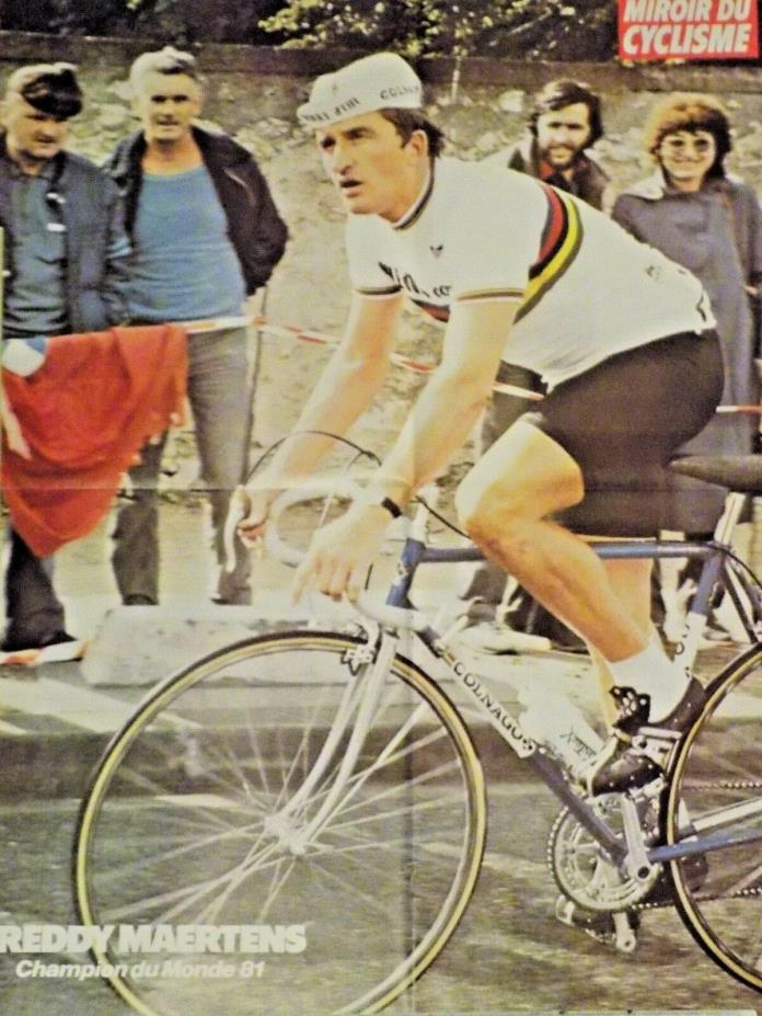 Freddy Maertens cycling poster Tour de France colnago flandria merckx world