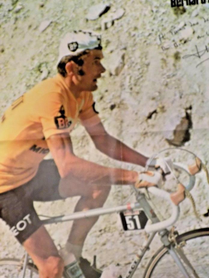 5 Vintage Peugeot Cycles Cycling Poster Tour de France Thevenet Merckx Lemond