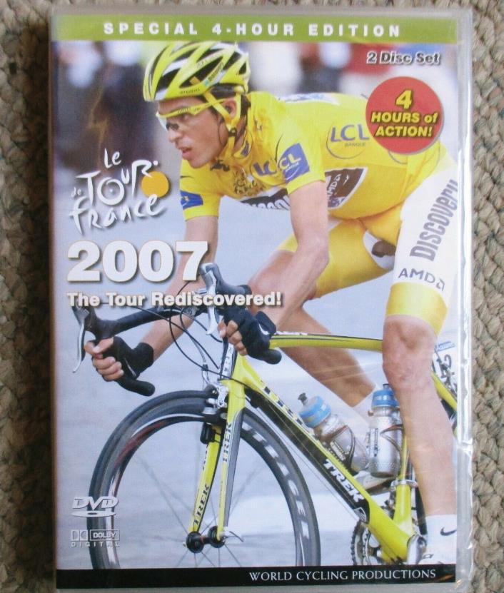 2007 Tour De France World Cycling Productions 2 DVD 4 hrs Contador Very Clean