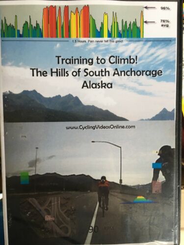 RARE!  Hills Of South Anchorage Alaska (DVD) Cycling Training Race Course Video