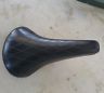 vintage fuji bicycle seat with clamp original diamond pattern at lake 7378. NICE