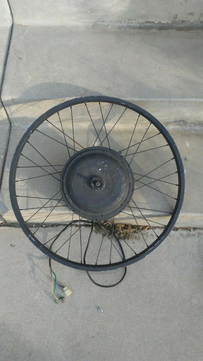 vintage   bicycle 26' ELECTRICLY MOTORIZED FRONT RIM