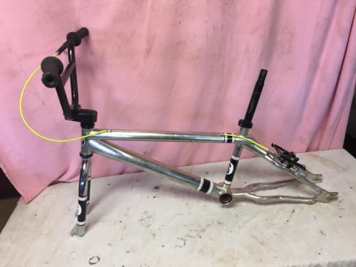 Old Mid School 20” bmx Schwinn Frame fork Seatpost clamp Handlebars Stem Brake