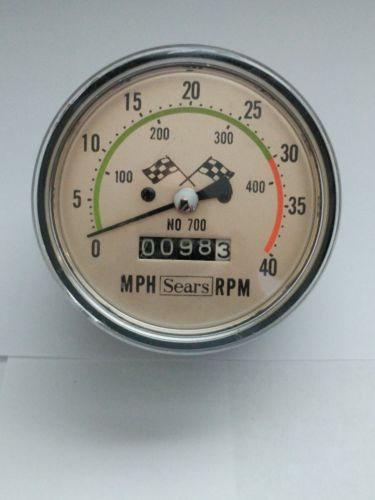 Vintage Sears No 700 Bicycle Speedometer