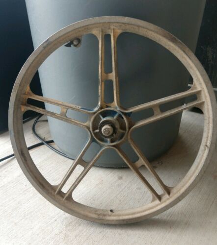 Vintage BMX aluminum Lester mag wheel.