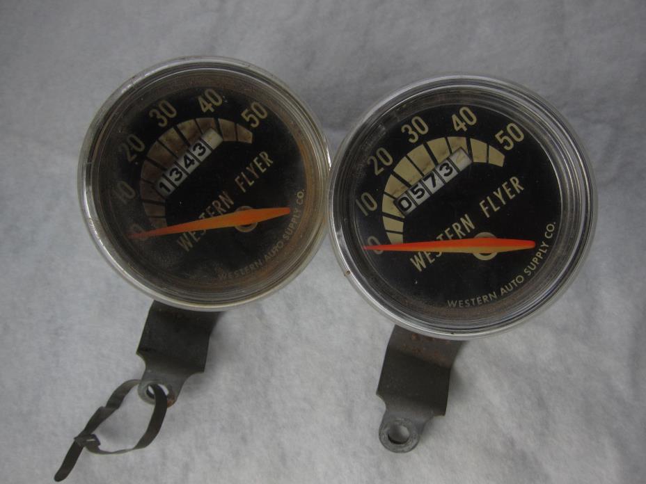 Western Flyer bicycle speedometer(2 each)